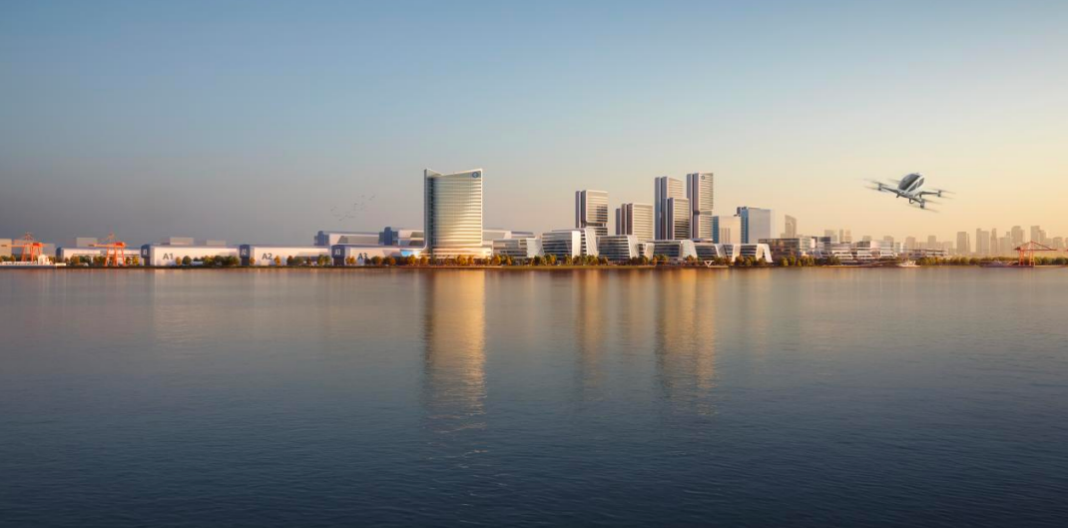 滨江天际线效果图