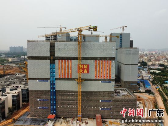 中交四航科技园封顶。盛正喜 摄